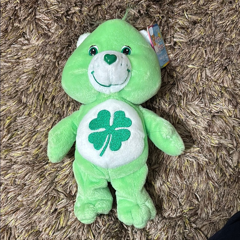 Care Bears Collection. The Original Edition. Good Luck Bear with tag.